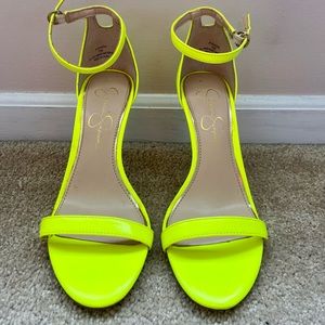 Jessica Simpson Neon Heels. 7.5 size.